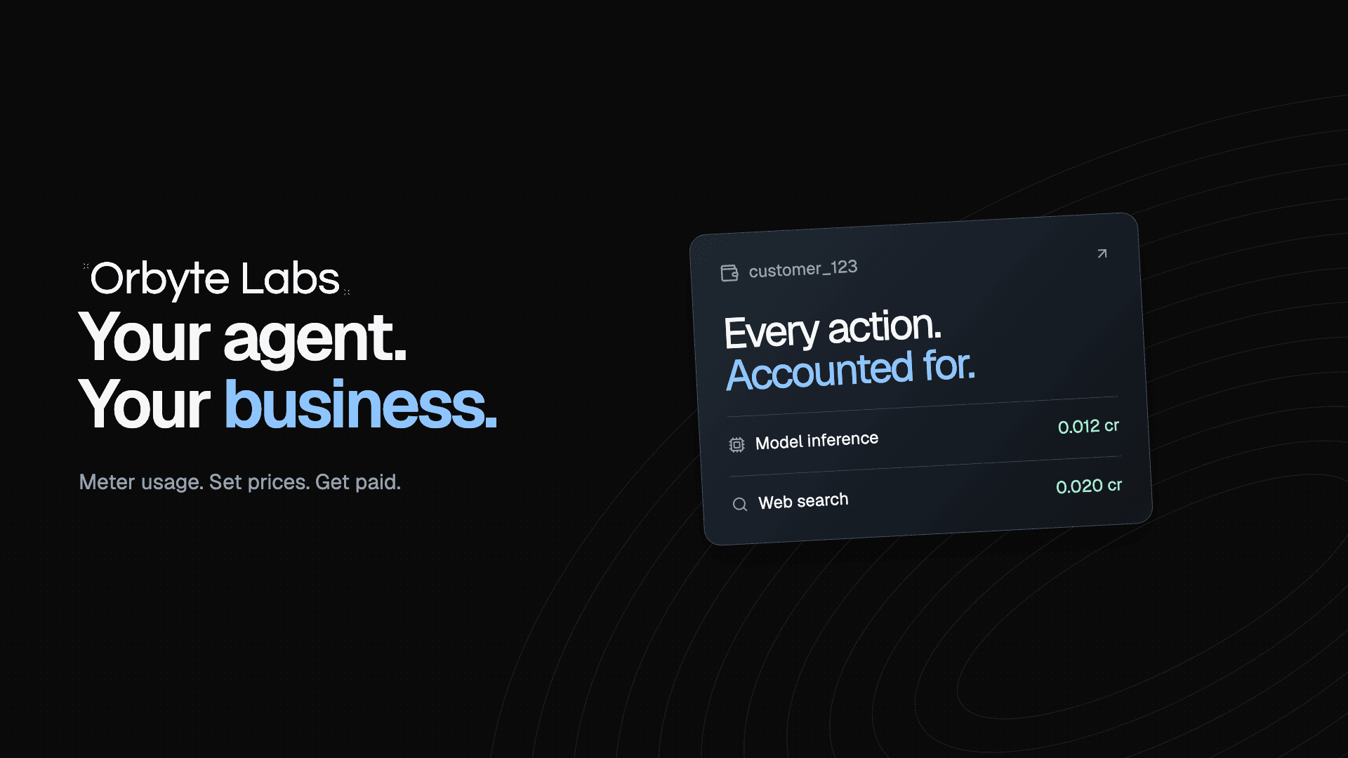 Orbyte Labs: Your agent. Your credit business. Every action accounted for.